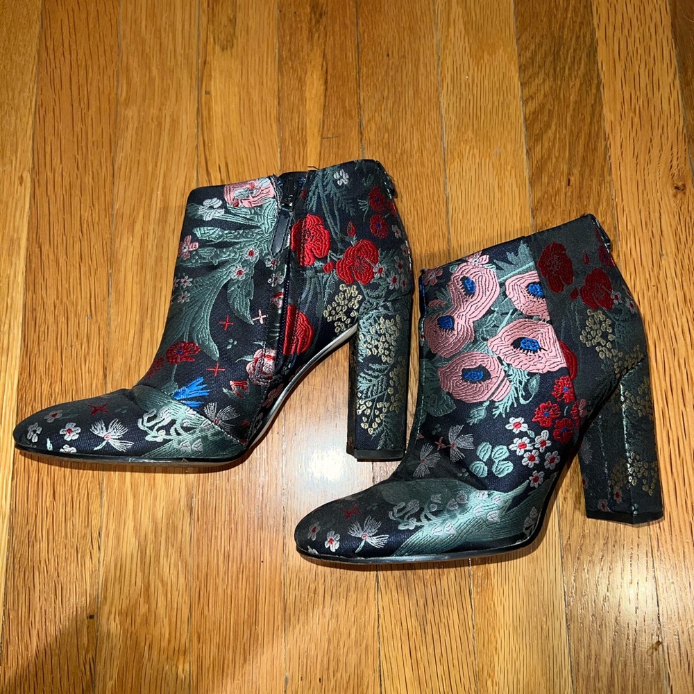 Sam Edelman Floral Booties